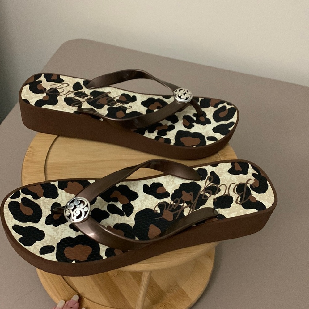 Brighton wedge sandals. NWOT